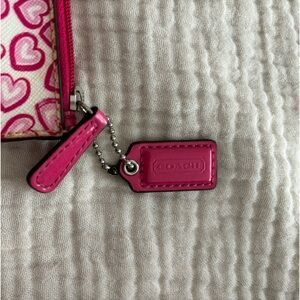 Coach catch all bag, vintage, lightly used but has discoloration near zipper